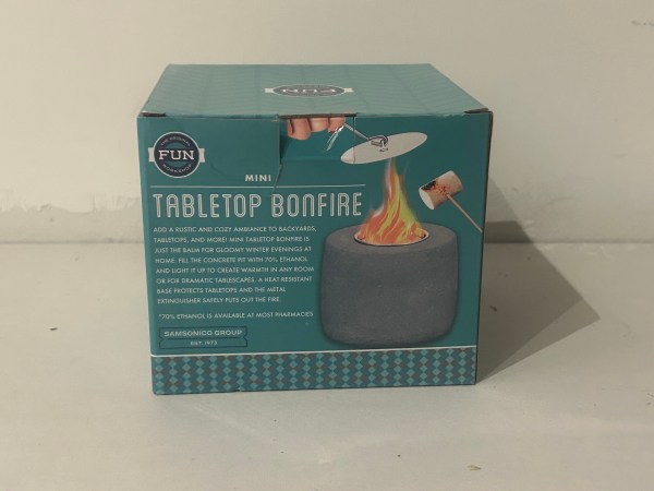 Concrete Table Top Firepit